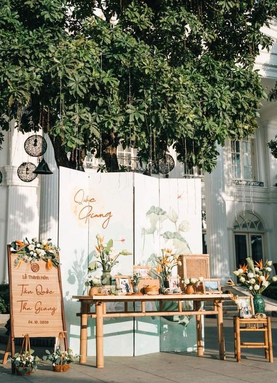 Biển Welcome chữ Tường Vi Thế Hiển
