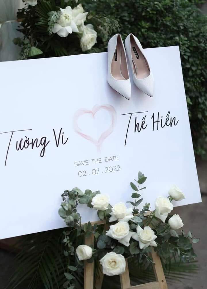 Biển Welcome chữ Tường Vi Thế Hiển